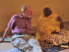 Guy with Refugees